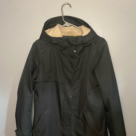 LOLË Black Rain Coat with Hood - Picture 8 of 11